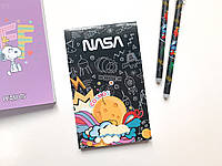 Блокнот-планшет А6 формат/ 50 чистых листов "Kite" NS23-195 "NASA"
