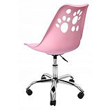 Крісло офісне, комп'ютерне Bonro B-881 рожеве, фото 3