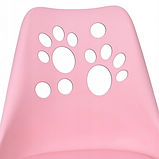 Крісло офісне, комп'ютерне Bonro B-881 рожеве, фото 5