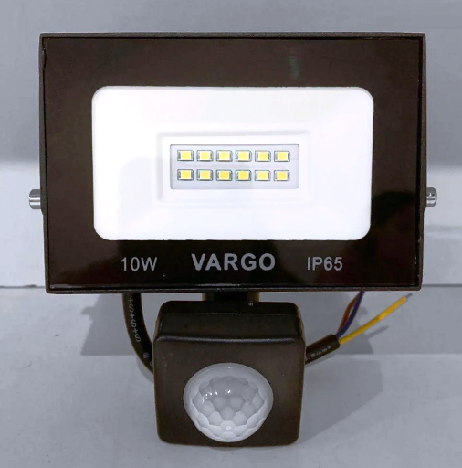LED прожектор з датчиком руху VARGO 10W 220V 6500K (V-330310)