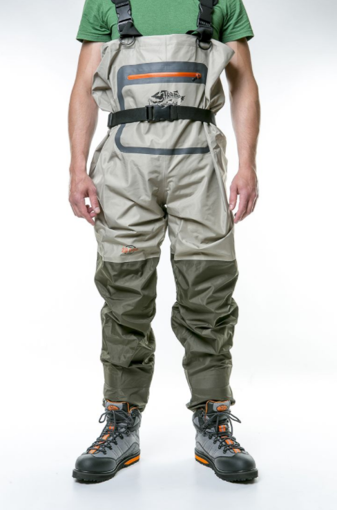 Забродные штаны-вейдерсы для рыбалки Tramp Angler TRFB-004-L Olive ТР - фото 8 - id-p1979838294