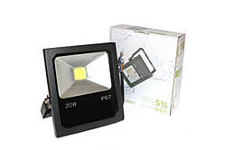 🔥LED Прожектор 20W White настінний вуличний вологозахисний