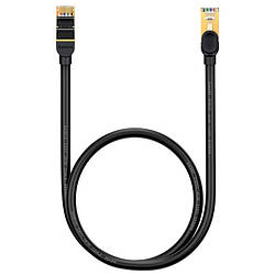 Кабель Baseus high Speed Seven types of RJ45 10gigabit network cable 0.5м Чорний (WKJS010001)