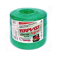 Шнурок садовый TEX1000/250м Terplast (Польша) 0,25 кг зеленый