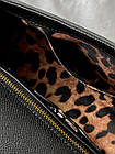 Жіноча сумка Dolce&Gabbana Sicily чорна з натуральної шкіри, фото 5