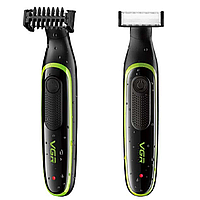 Триммер VGR One Blade Waterproof Shaver Black&Green (V-017)