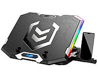 Охлаждающая подставка для ноутбука 15-17.3 дюймов Ice Coorel K9, подсветка RGB