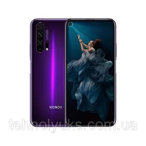Смартфон Honor 20 Pro 8/128 Gb Purpule, 48+16+8+2/32 Мп, 6.26" IPS, 2 ...