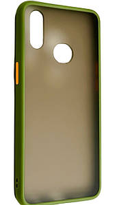 TPU чохол накладка Matte Color Case для Samsung Galaxy A10S світло-зелений