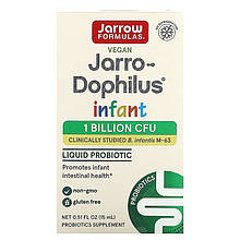 Пробіотичні краплі для дітей Jarrow Formulas "Jarro-Dophilus Infant" 1 млрд КУО (15 мл)