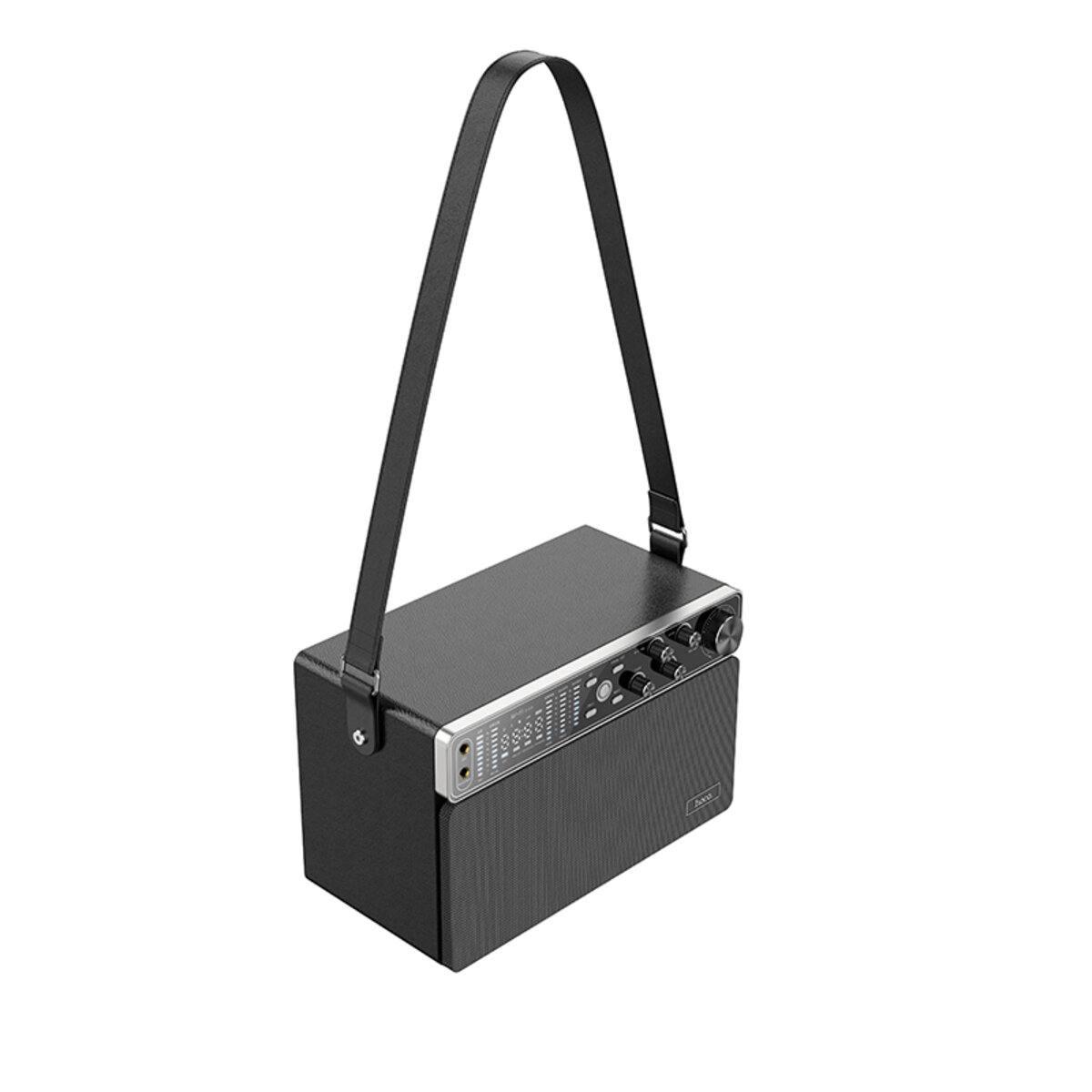 Акустическая блютуз колонка HOCO BS50 с двумя беспроводными микрофонами ...