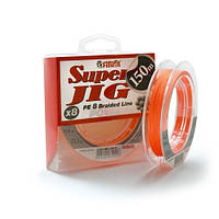 Шнур FANATIK Super Jig PE X8 150m 1.2/0.18mm Orange,SJPEX815012O