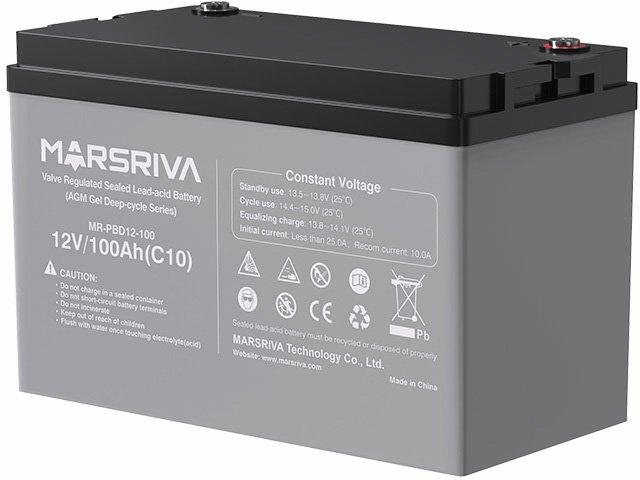 Акумуляторна батарея MARSRIVA 12V 100Ah GEL (MR-PBD12-100)