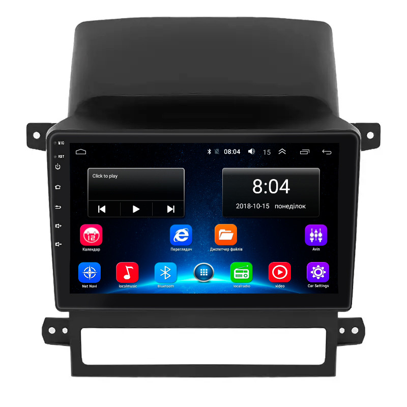 Штатна магнітола Lesko для Chevrolet Captiva I 2006-2011 екран 9" 2/32Gb Wi-Fi GPS Base 1 шт.