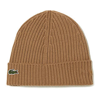 LACOSTE Brown Ribbed Wool Beanie RB0001 00 Z0W ID 1561955909 1599 Prom.ua