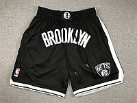 Черные шорты Бруклин Just DON Brooklyn Nets NBA Swingman