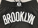 Чорні шорти Бруклін Just DON Brooklyn Nets NBA Swingman, фото 5