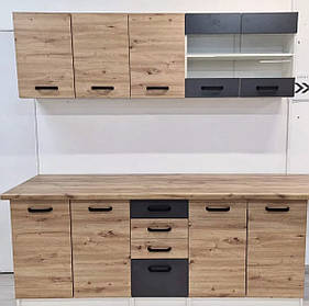 Кухня Злата 2.0 Артезіан з Сірим Світ Меблів