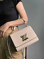 Сумка Louis Vuitton Large Twist MM Epi Leather Beige