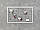 Настінний органайзер дошка настрою Мудборд Wuw сітка для нотаток і світлин 60х30 см Чорний, фото 7