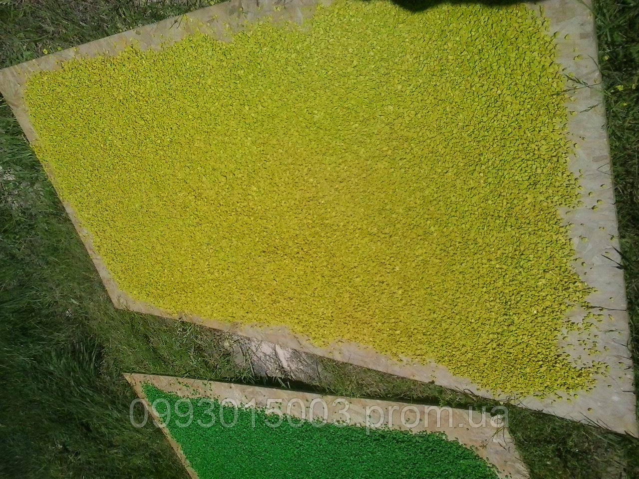 Гранитный цветной щебень (крошка, гравий) желтый ландшафтного дизайна - фото 9 - id-p1979893939