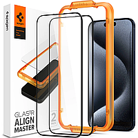 Защитное стекло Spigen Screen Protector AlignMaster GLAS.tR for iPhone 15 Pro (AGL06895)