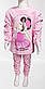 Піжама для дівчинки Supermini на зріст 98,104 см Рожева (1231), фото 2