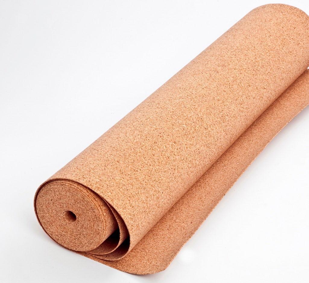 Пробкова підкладка Mini rola BazaLux 8000х500х5 мм 4 кв. м/рулон під ламінат і паркет, фото 1