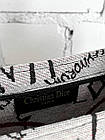 Жіноча сумка-шопер Dior Book біла з принтами з ручками текстиль Крістіан Діор, фото 7