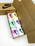 Набір у коробці 6 пар високі чоловічі шкарпетки Nike/найк — Tie-Dye кольорові Подарунковий тай дай, фото 5