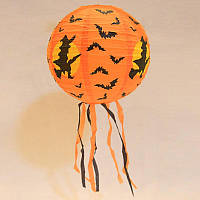 Куля підвісна, паперова "Баба Яга" на Хелловін, 30*70 см, Декор подвесной "Баба Яга" на хэллоуин