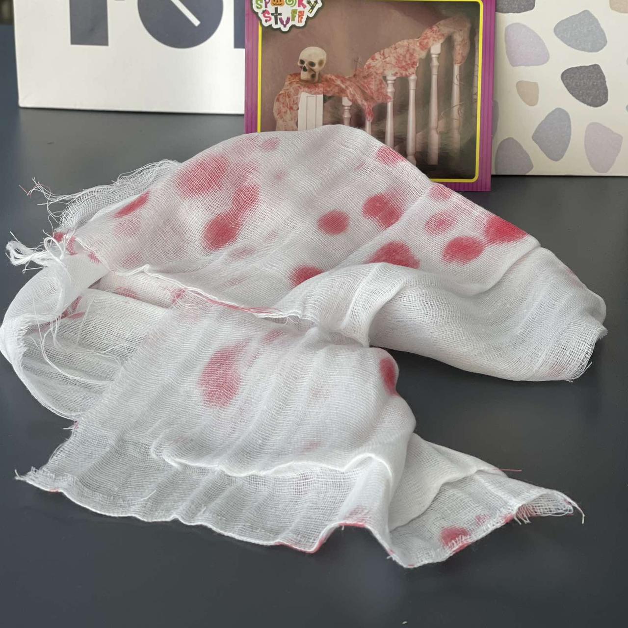 Тканина "Кривава" на Хелловін, Ткань в крови на хэллоуин, фото 1