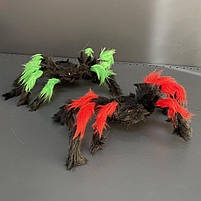 Павук волохатий, кольоровий на Хелловін, 45 см, Паук декоративный цветной на Хэллоуин, фото 2