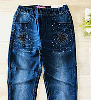 Джегінси для дівчат оптом, Seagull, 134-164 см, № CSQ-58047, фото 5