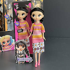 Іграшка дитяча "Лялька Венздей", Игрушка детская "Кукла Венсдей"