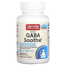 Гамма-аміномасляна кислота Jarrow Formula "GABA Soothe" нейромедіатор (30 капсул)