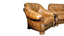 Класичне шкіряне крісло Монарх (105 см), фото 2