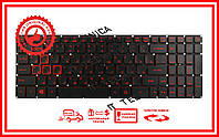 Клавиатура ACER Nitro 5 AN515-31 AN515-41 AN515-42 AN515-51 AN515-52 AN515-53 Черная подложка подсветка RU