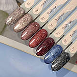 Гель-лак Gelix Flash cat світловідбивна кішка 04 8 мл, фото 2