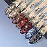 Гель-лак Gelix Flash cat світловідбивна кішка 04 8 мл, фото 3