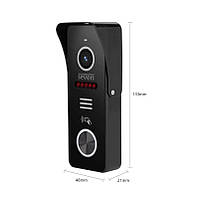 Відеопанель SEVEN CP-7502F RFID black, фото 5
