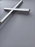 Хрест на могилу з нержавіючої сталі надгробний нержавіючий з нержавійки, фото 7