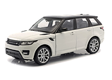 МашинкаWelly Range Rover Sport 1:24 белая металопластик інерція, відчиняються двері, капот, фото 4