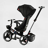 Велосипед триколісний BestTrike Oscar 6390 — 65-701 батьківська ручка, сидіння поворотне, фото 4