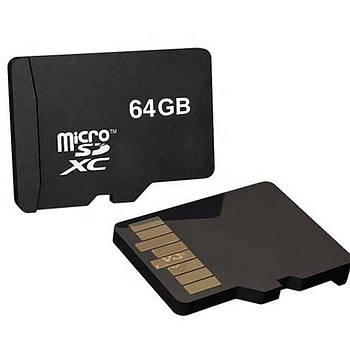 Карта пам'яті 64GB / Мікро SD-флешка в телефон і фотоапарат / Флеш карта / Мікро сд