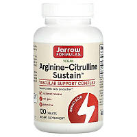 Аргинин и цитруллин Jarrow Formulas "Arginine-Citrulline Sustain" (120 таблеток)