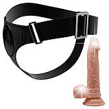 Страпон - Pretty Love Harness Briefs Kewin 7.2" Dildo, фото 5