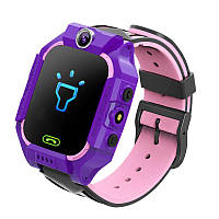 Детские часы Smart Baby Watch Q12 фиолетовый