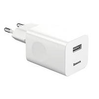 Мережевий зарядний пристрій Baseus Quick Charger White (CCALL-BX02)