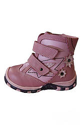 Дитячі чоботи  натуральна шкіра зимові для дівчинки теплі  23 розмір БЖ-62